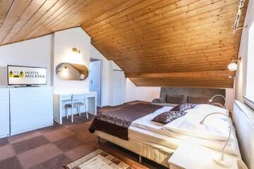 Фото номера Апартаменты с 3 спальнями в мансарде Отель Hotel Milena г. Милювка 9